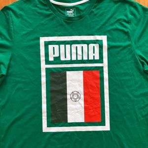 NWT Puma Mexico National Team Soccer T-Shirt Men’s 2XL Green Flag